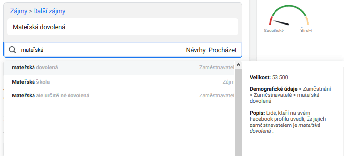 Cílení reklamy podle zájmů